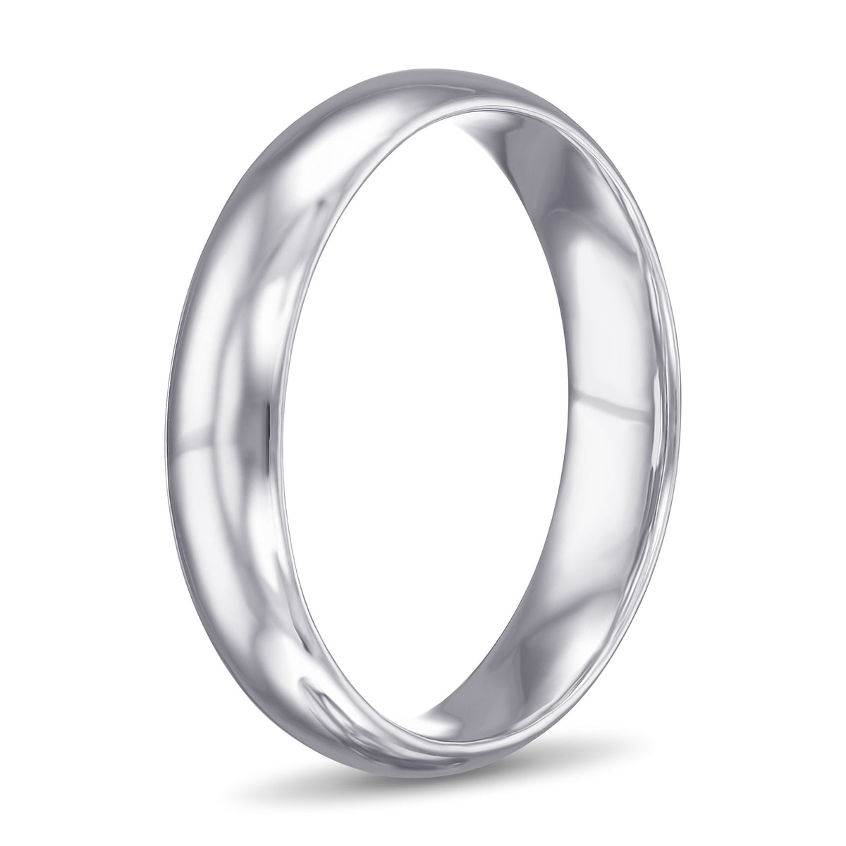 Comfort Fit Domed Wedding Band-5.0MM