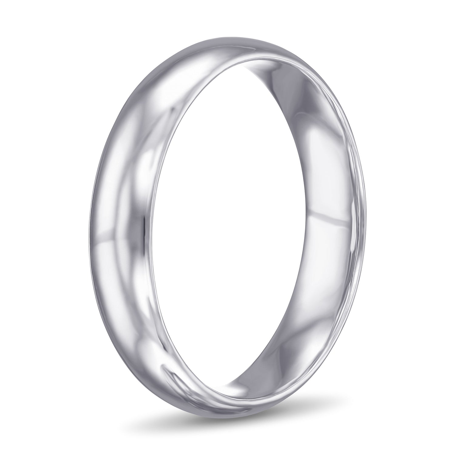 Comfort Fit Domed Wedding Band-5.0MM