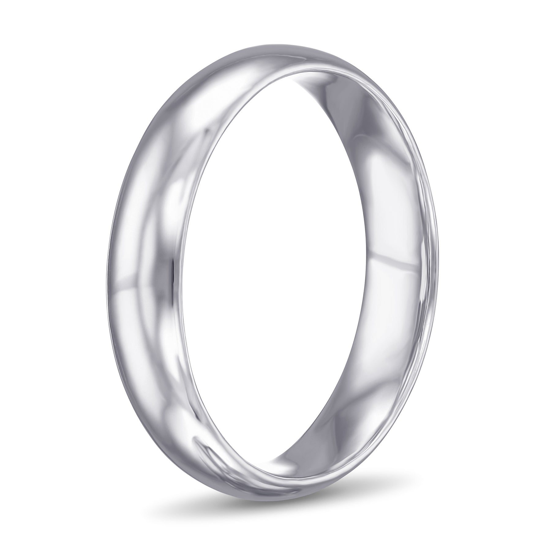 Comfort Fit Domed Wedding Band-5.0MM