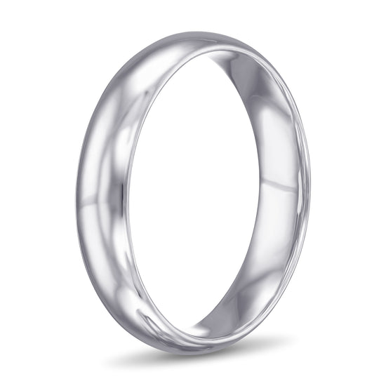 Comfort Fit Domed Wedding Band-5.0MM