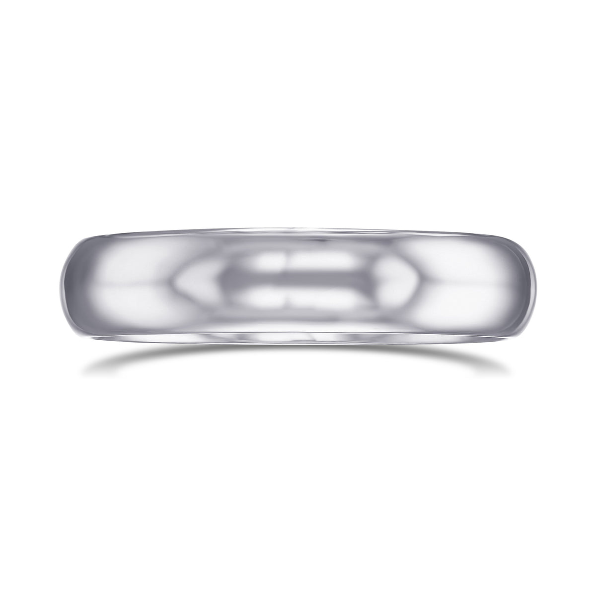 Comfort Fit Domed Wedding Band-5.0MM