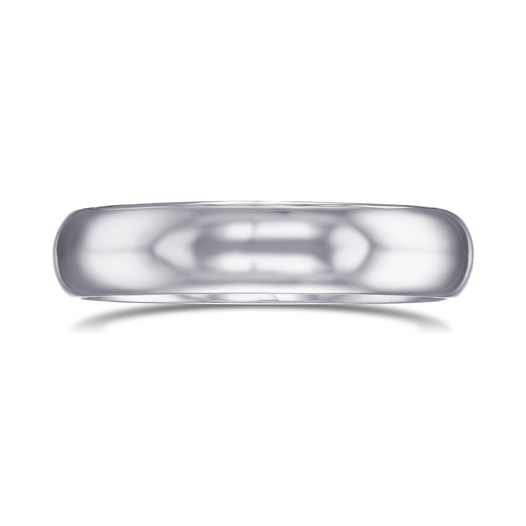 Comfort Fit Domed Wedding Band-5.0MM