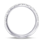 Round brilliant Diamond Half Eternity Band Ring