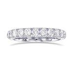 Round brilliant Diamond Half Eternity Band Ring