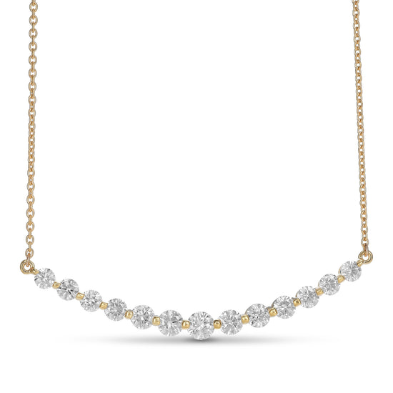 Round Brilliant Diamond Necklace