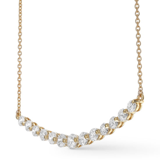 Round Brilliant Diamond Necklace