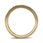 Multicolored Closed Pave Diamond Band Ring