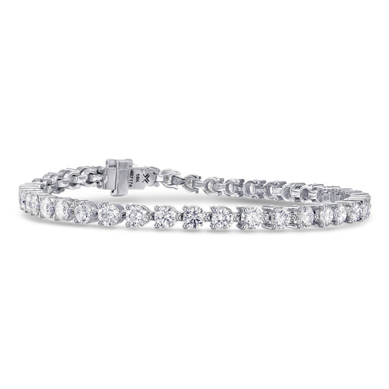 Round Brilliant Diamond Tennis Bracelet
