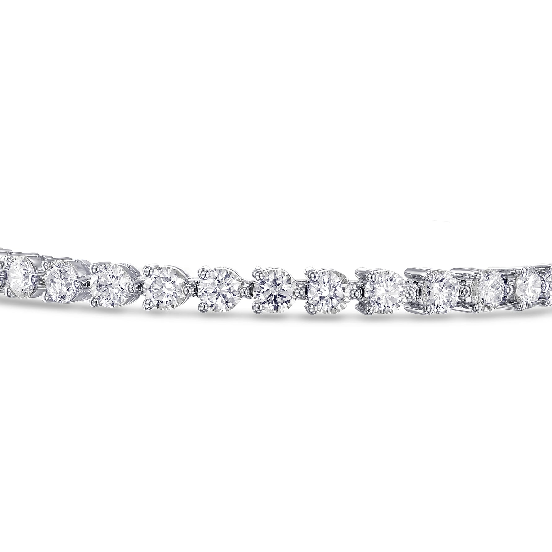 Round Brilliant Diamond Tennis Bracelet