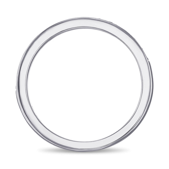 Multicolored Diamond Stackable Band Ring