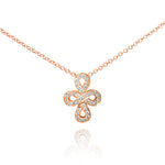 Rose Gold Diamond Infinity Pendant