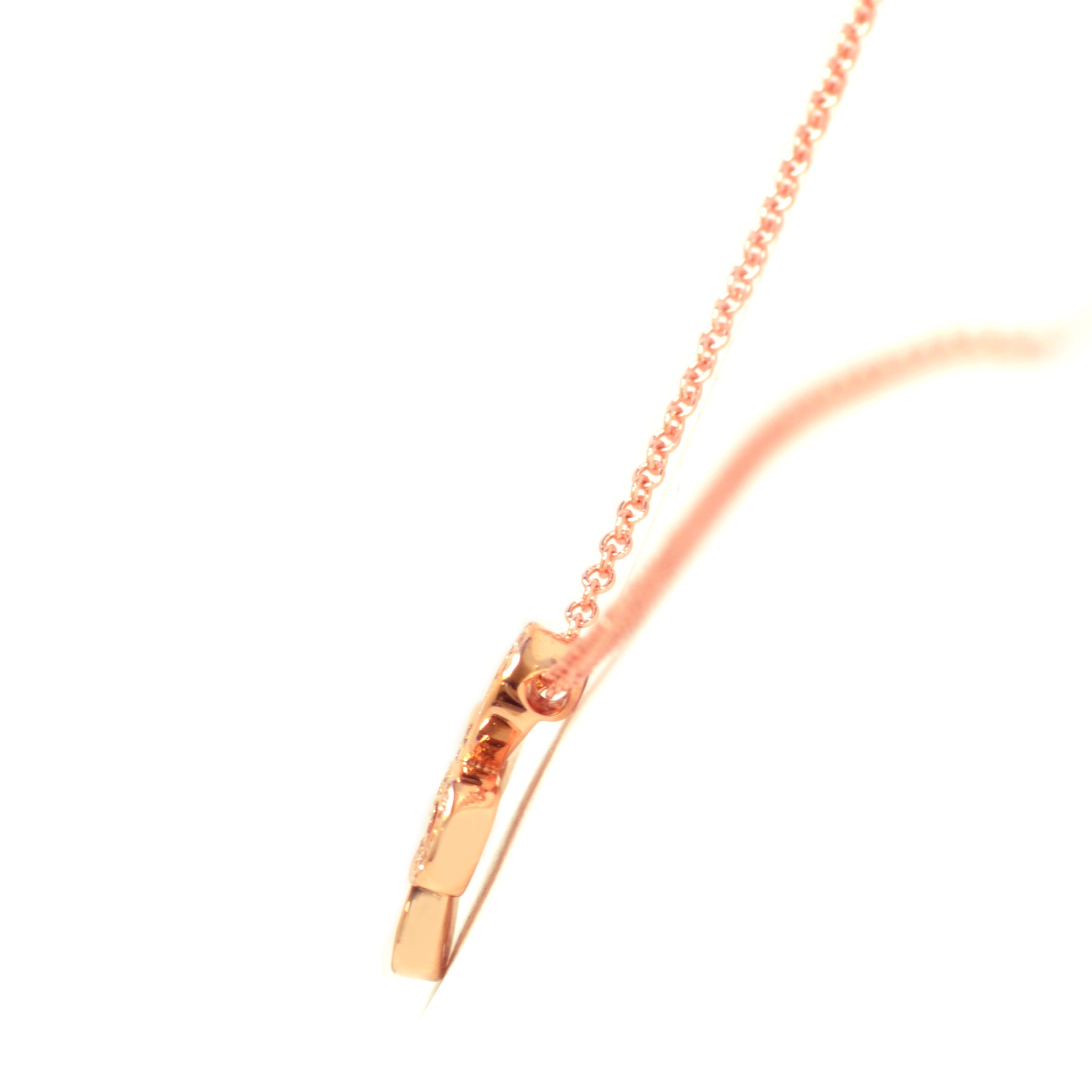 Rose Gold Diamond Infinity Pendant