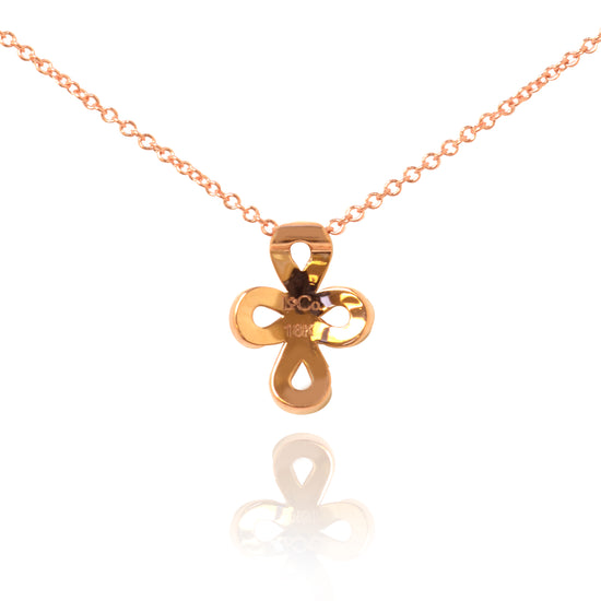 Rose Gold Diamond Infinity Pendant