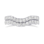 2 Contoured Diamond Wedding Bands