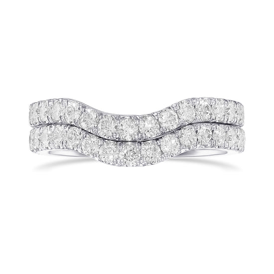 2 Contoured Diamond Wedding Bands