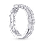 2 Contoured Diamond Wedding Bands