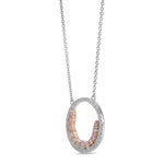 Fancy Light Pink Round Diamond Pendant
