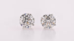 Round Brilliant Diamond Stud Earrings