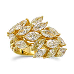 Marquise Cluster Couture Diamond Ring