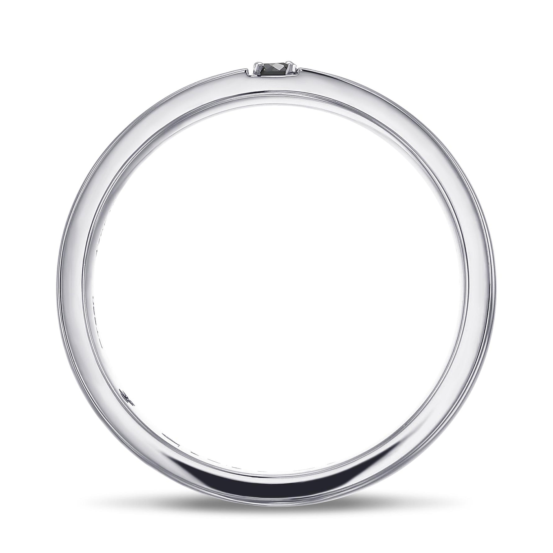 Gent's Black (heated) Diamond Ring