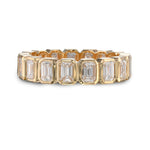 Emerald-cut Diamond Full Eternity Ring