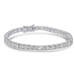 Colorless Round Brilliant Diamond Tennis Bracelet
