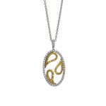  Fancy Intense Yellow & Colorless Diamond Pendant