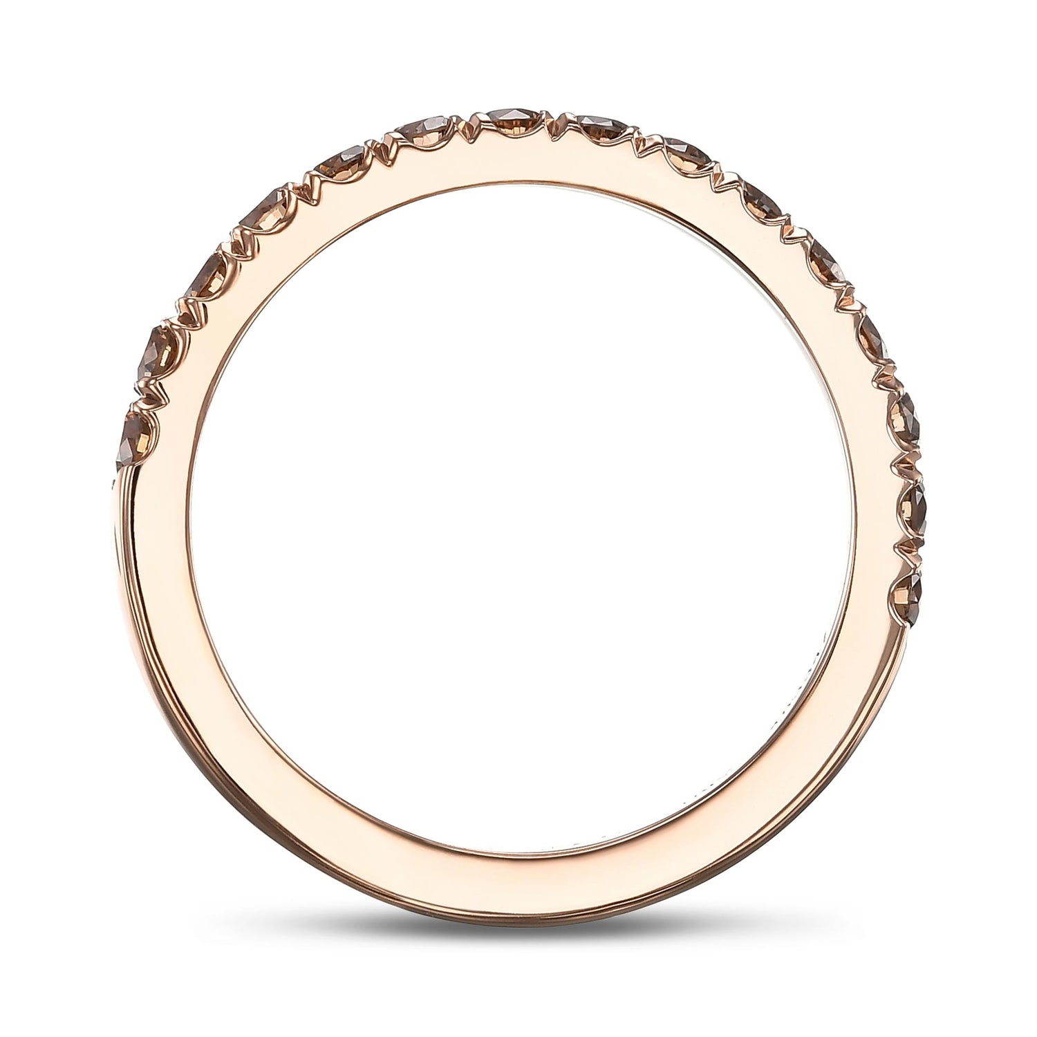 Fancy Brown Diamond Wedding Band