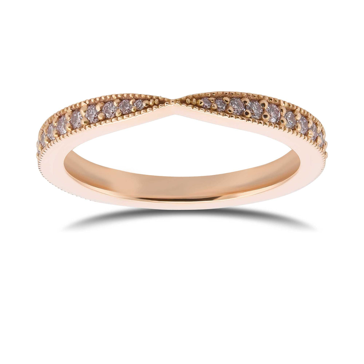 Fancy Light Pink Diamond Band Ring