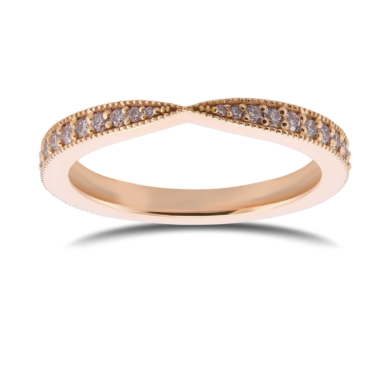 Fancy Light Pink Diamond Band Ring