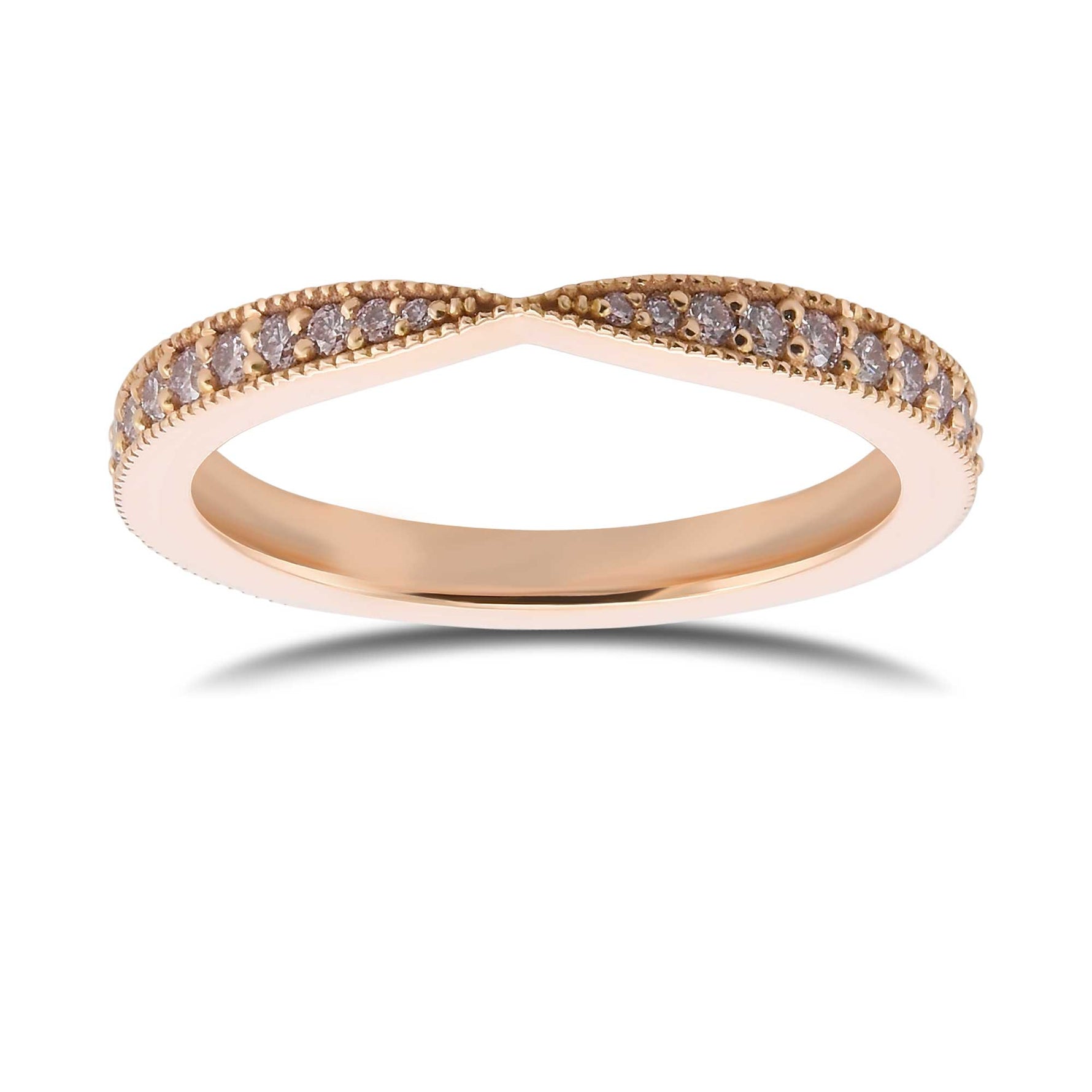 Fancy Light Pink Diamond Band Ring