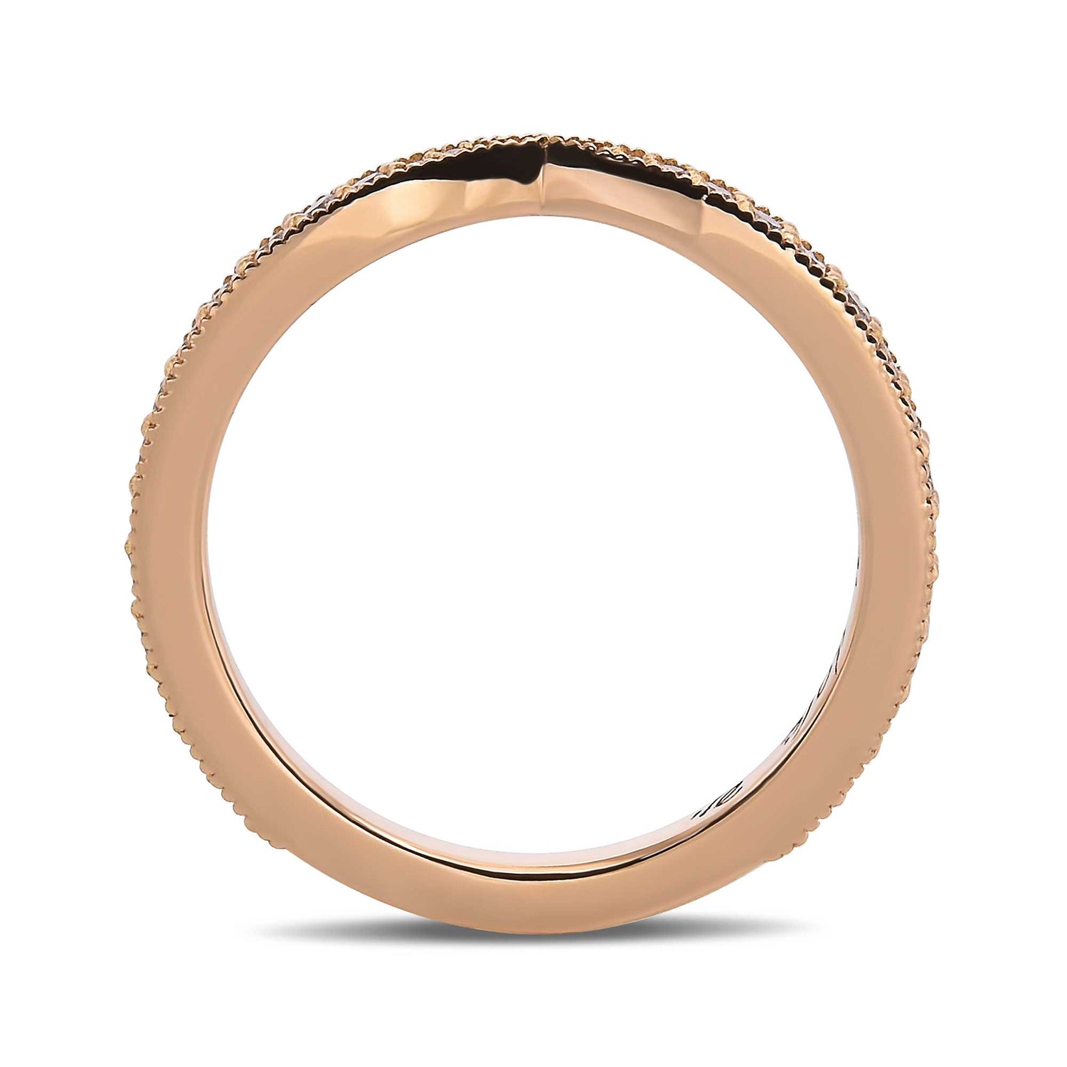 Fancy Light Pink Diamond Band Ring