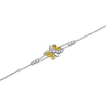 Fancy Intense Yellow Pear Diamond Couture Bracelet