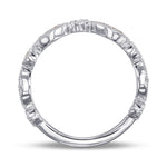 Fancy Light Pink & Colorless Diamond Designer Band Ring