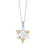 Star Of David Diamond Pendant
