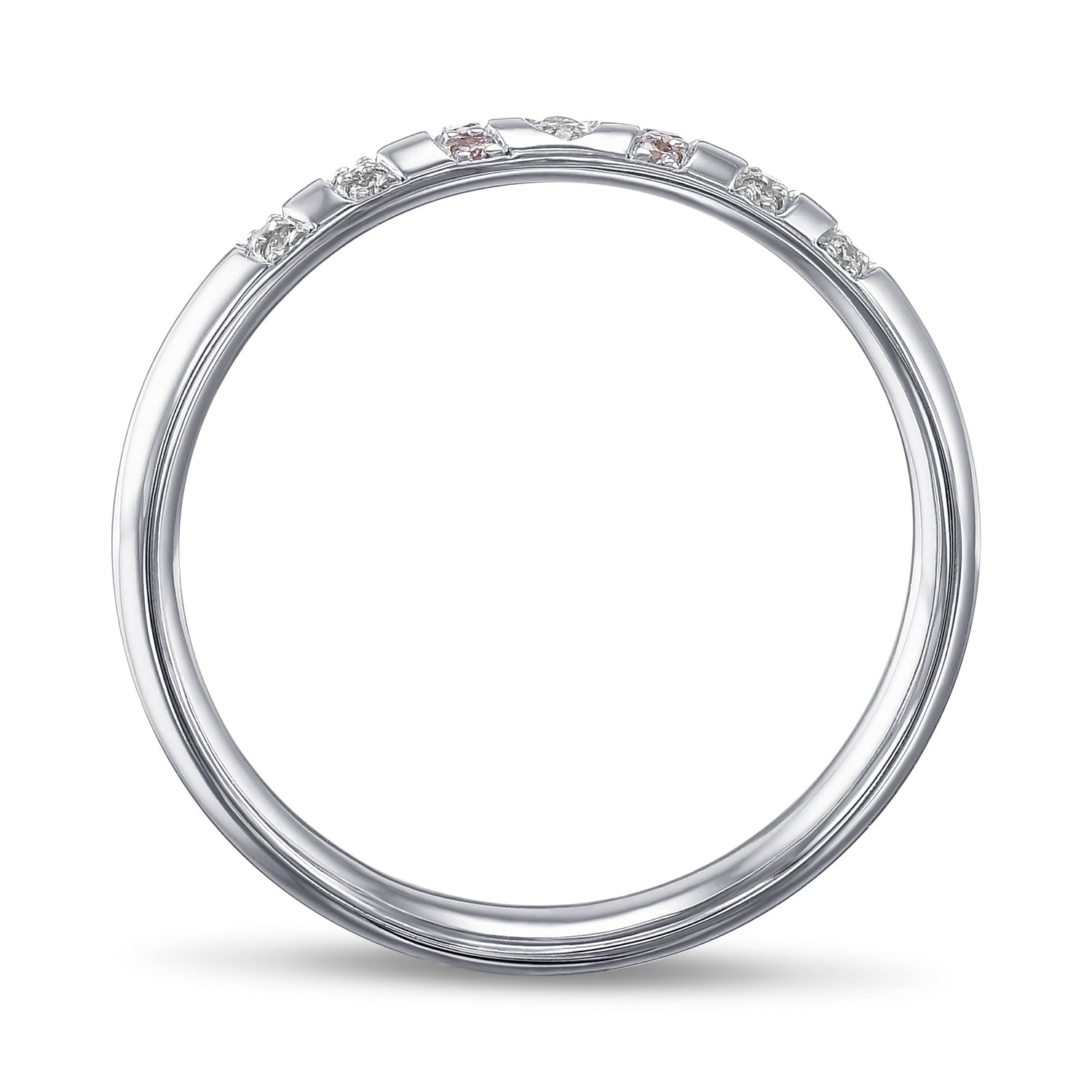 Light Blue Marquise Side-Stone Diamond Ring