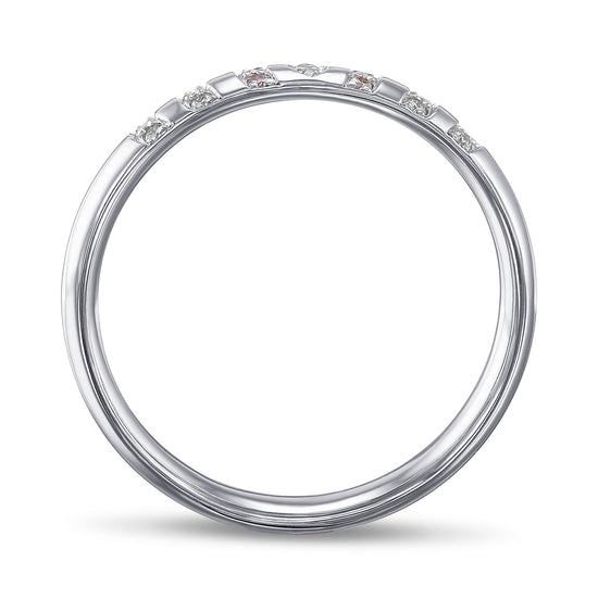 Light Blue Marquise Side-Stone Diamond Ring