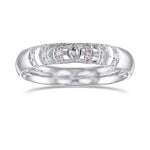 Light Blue Marquise Side-Stone Diamond Ring