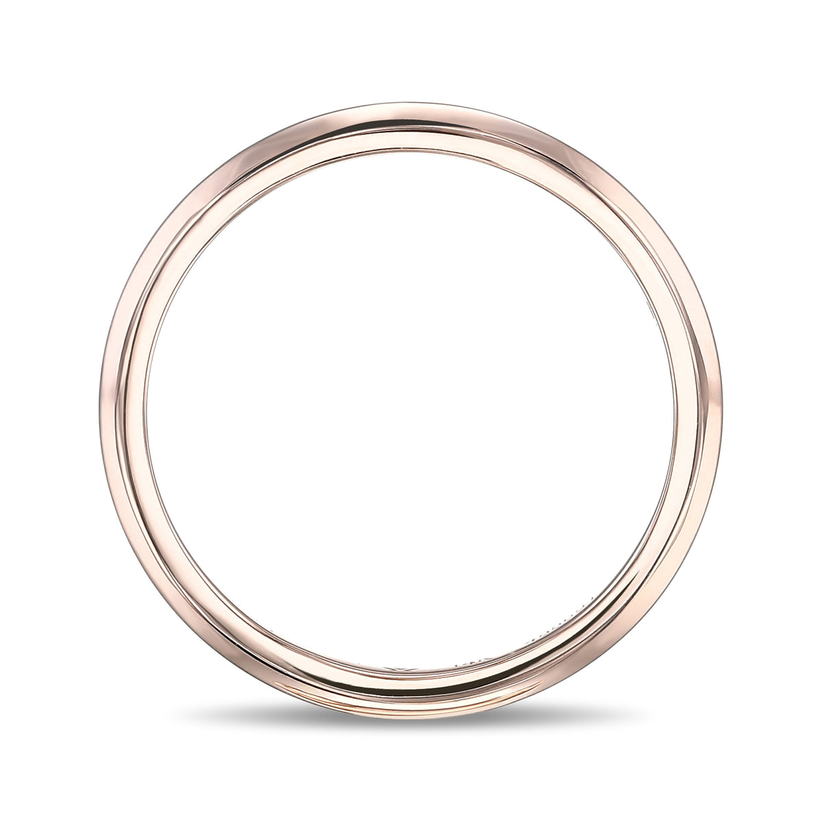 14K Rose Gold Wedding Band Ring