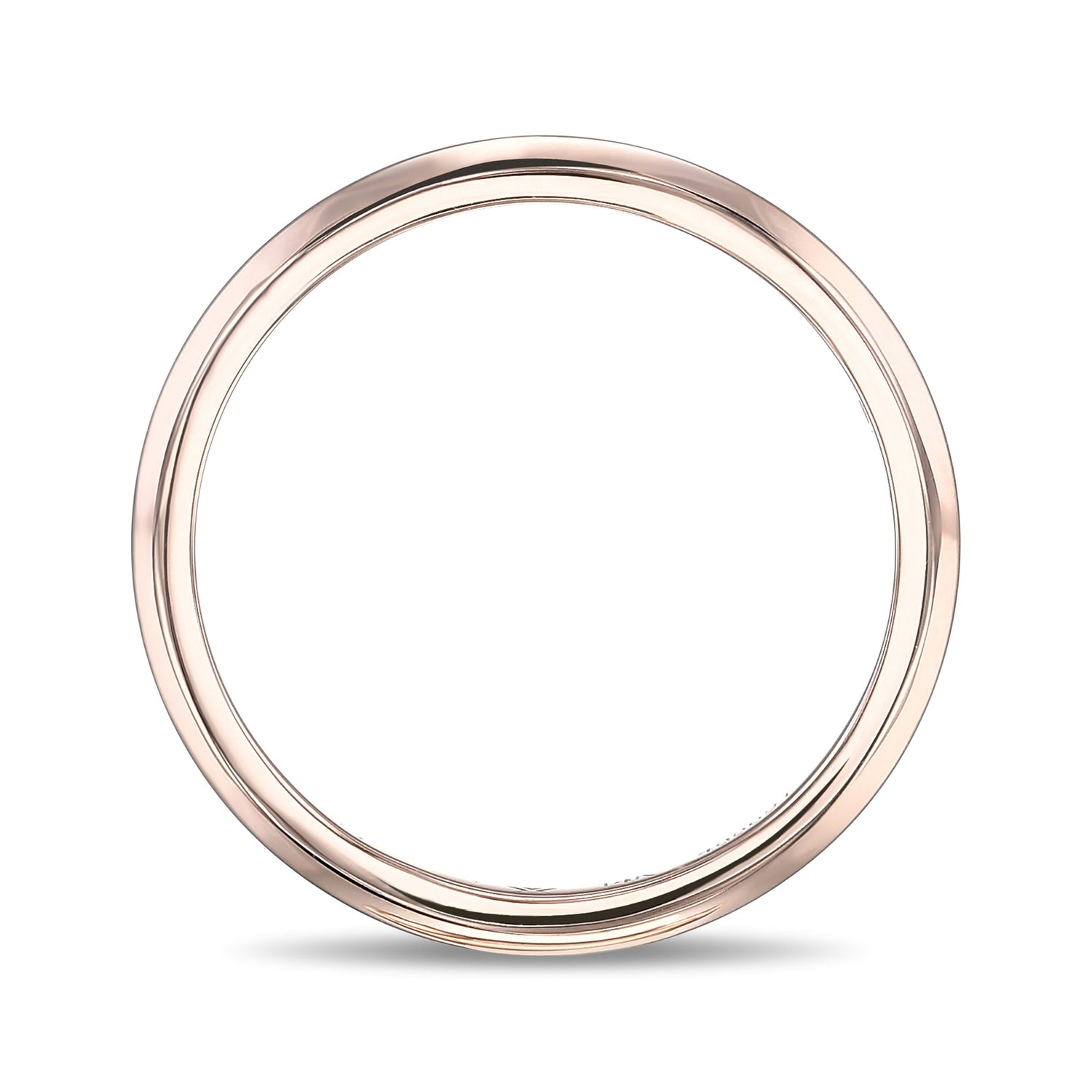 14K Rose Gold Wedding Band Ring