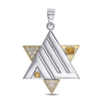 Star Of David Diamond Pendant