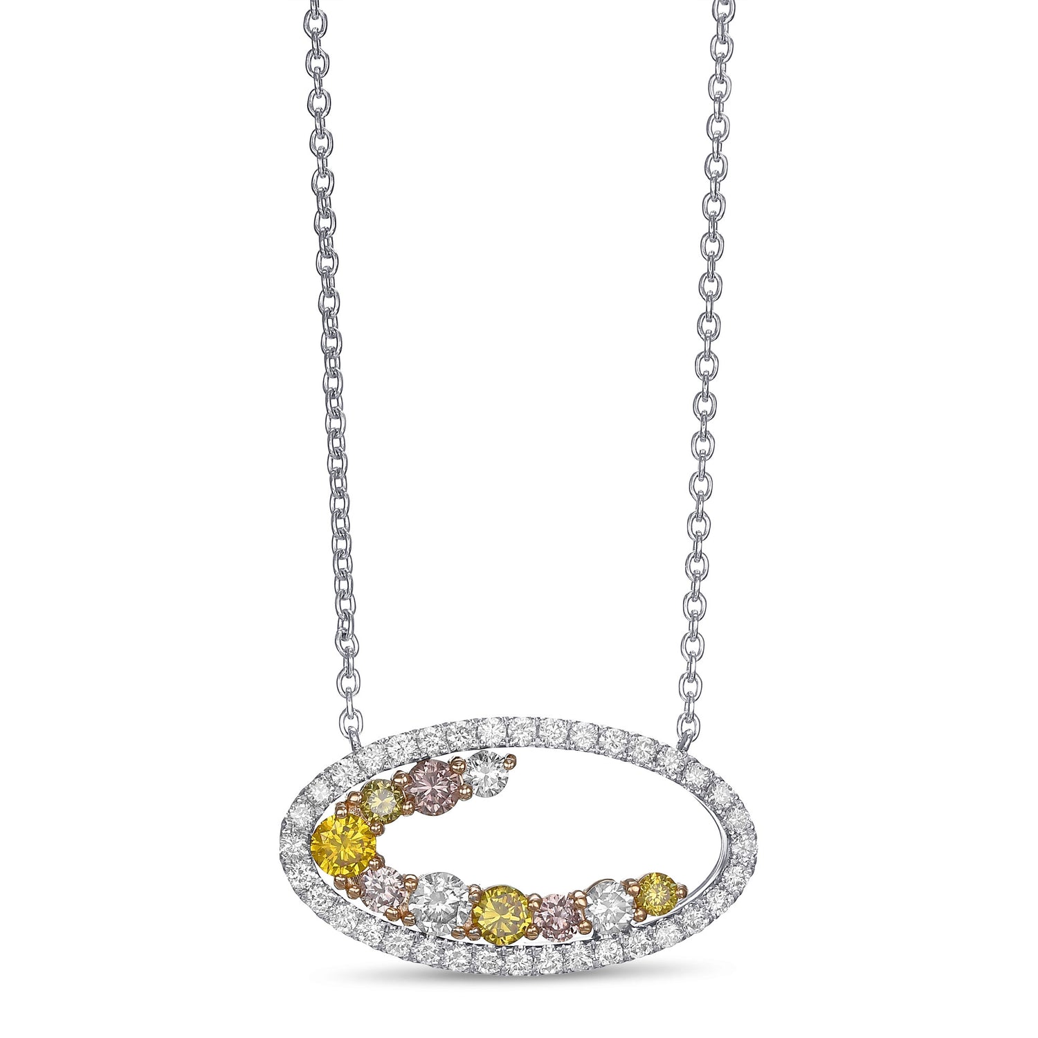 Leibish Inspire Diamond Pendant