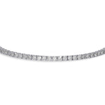 Round White Diamond Tennis Bracelet