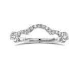 Pear Ruby Regal Halo Engagement and Wedding Ring Set