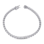 Classic Round White Diamond Tennis Bracelet
