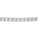 Classic Round White Diamond Tennis Bracelet