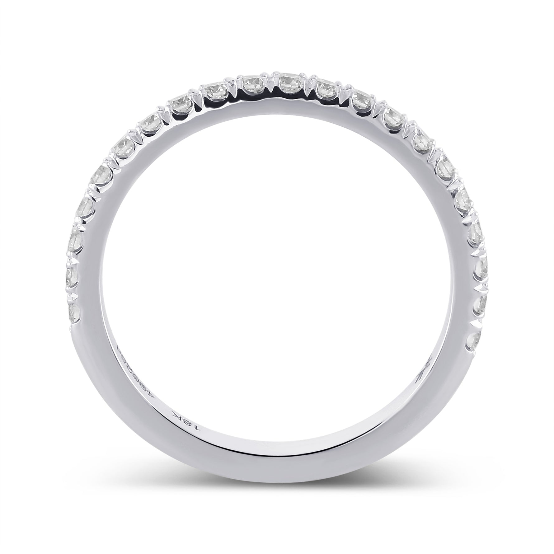 Round Brilliant Diamond Band Ring