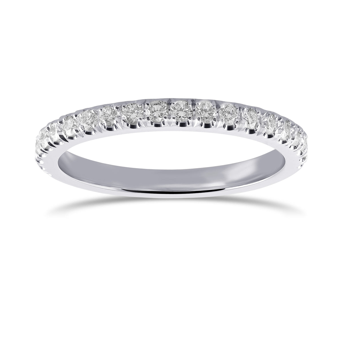 Round Brilliant Diamond Band Ring