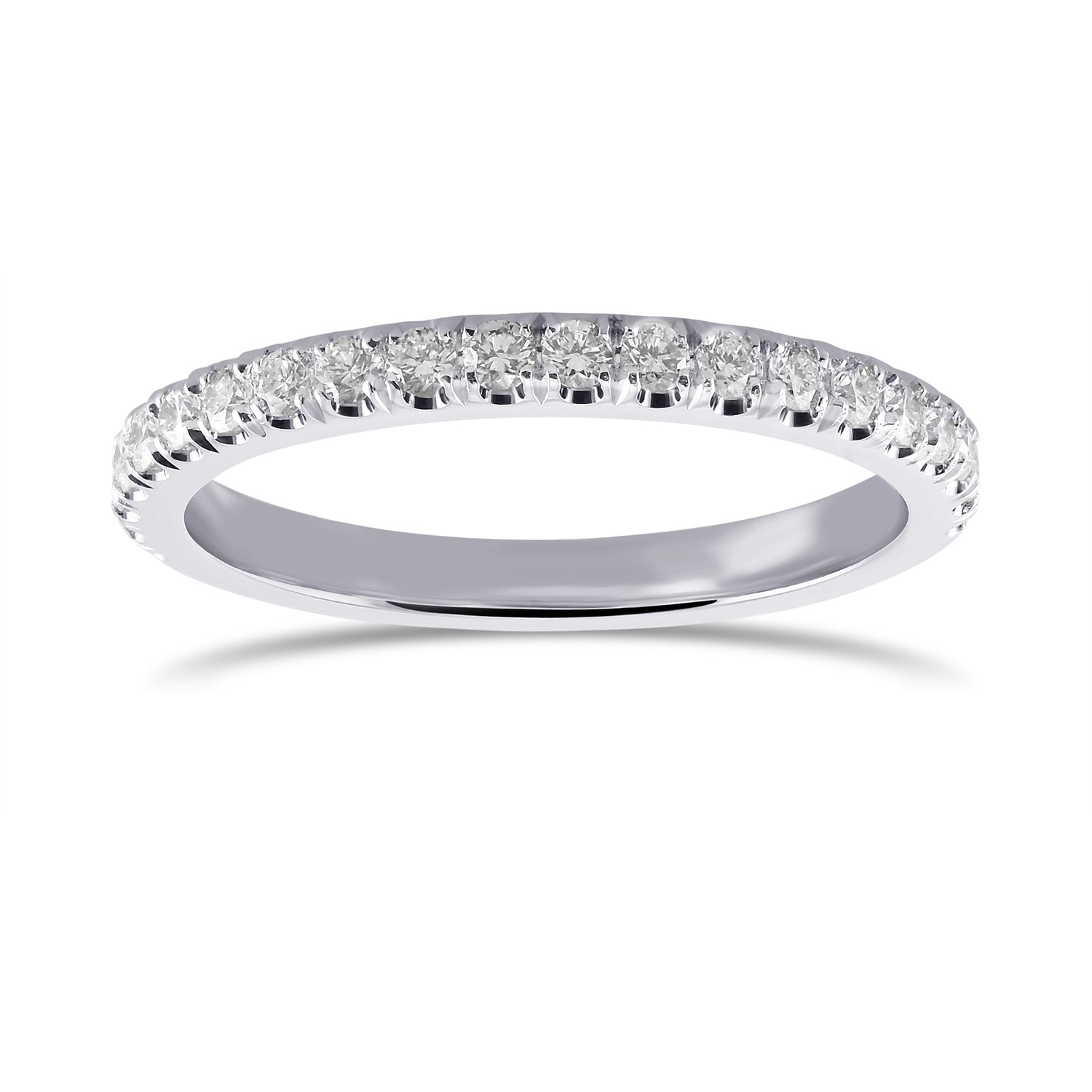 Round Brilliant Diamond Band Ring