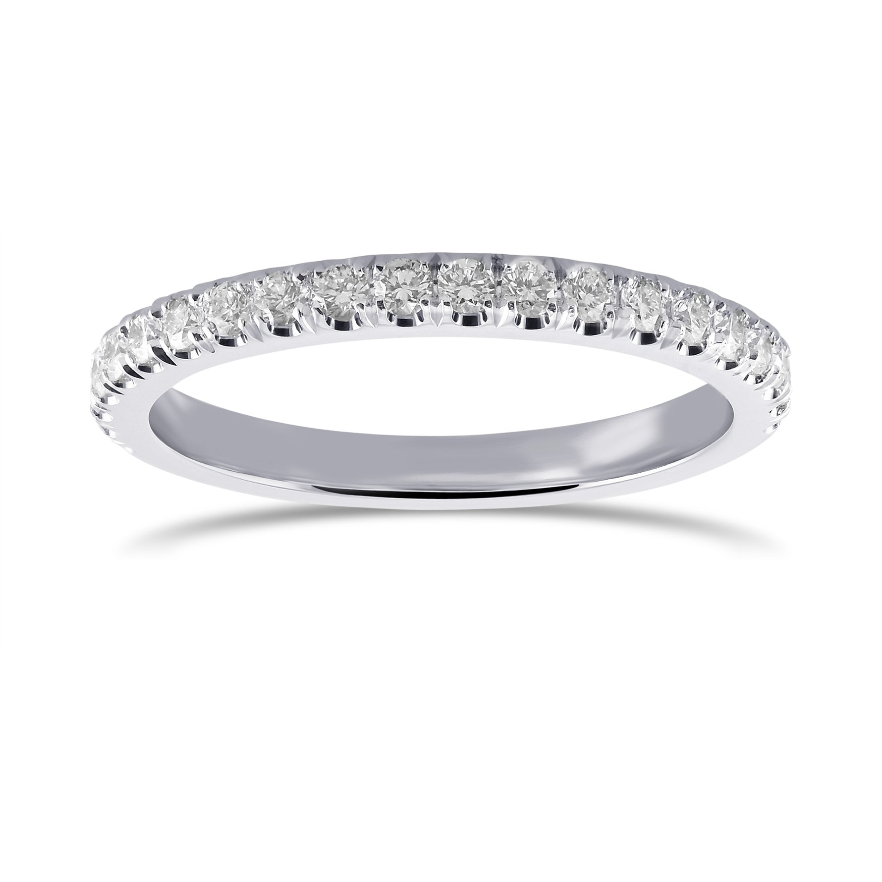 Round Brilliant Diamond Band Ring